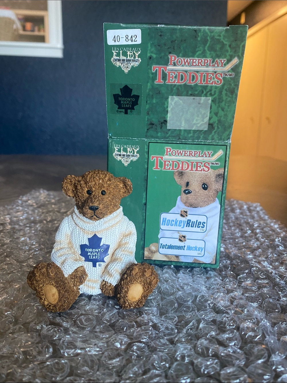 Powerplay Teddies Toronto Maple Leafs Teddy in White Sweater